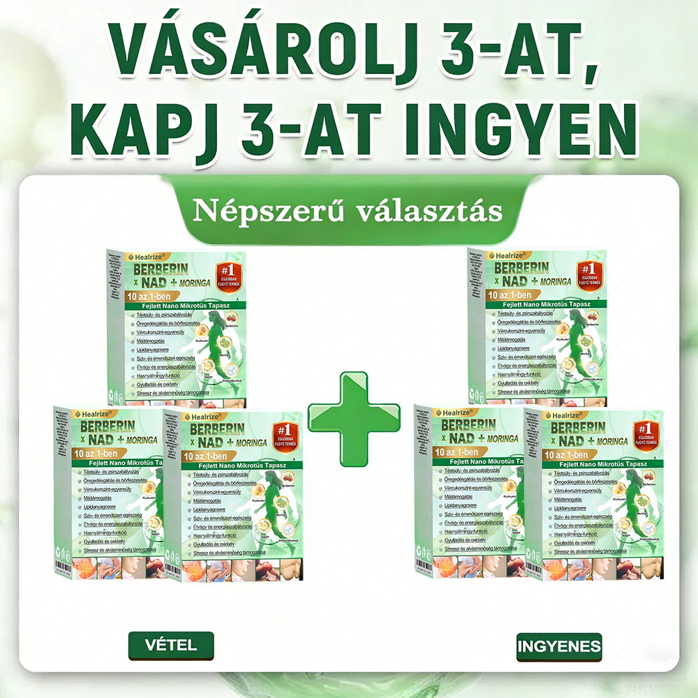 HealrizeÂź đ» Nano mikrotƱs karcsĂșsĂtĂł tapasz (Napi egyetlen tapasz, lĂĄthatĂł vĂĄltozĂĄs 28 nap alatt) â
ElhĂzĂĄs, szĂv- Ă©s Ă©rrendszeri panaszok, cukorbetegsĂ©g, alvĂĄsi apnoe, emĂ©sztĆrendszeri egĂ©szsĂ©g, ĂzĂŒleti problĂ©mĂĄk Ă©s egyĂ©b panaszok esetĂ©n.ïŒ