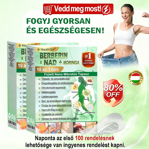 Healrize® 🌷 Nano mikrotűs karcsúsító tapasz (Napi egyetlen tapasz, látható változás 28 nap alatt) ✅ Elhízás, szív- és érrendszeri panaszok, cukorbetegség, alvási apnoe, emésztőrendszeri egészség, ízületi problémák és egyéb panaszok esetén.