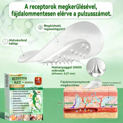 Healrize® 🌷 Nano mikrotűs karcsúsító tapasz (Napi egyetlen tapasz, látható változás 28 nap alatt) ✅ Elhízás, szív- és érrendszeri panaszok, cukorbetegség, alvási apnoe, emésztőrendszeri egészség, ízületi problémák és egyéb panaszok esetén.
