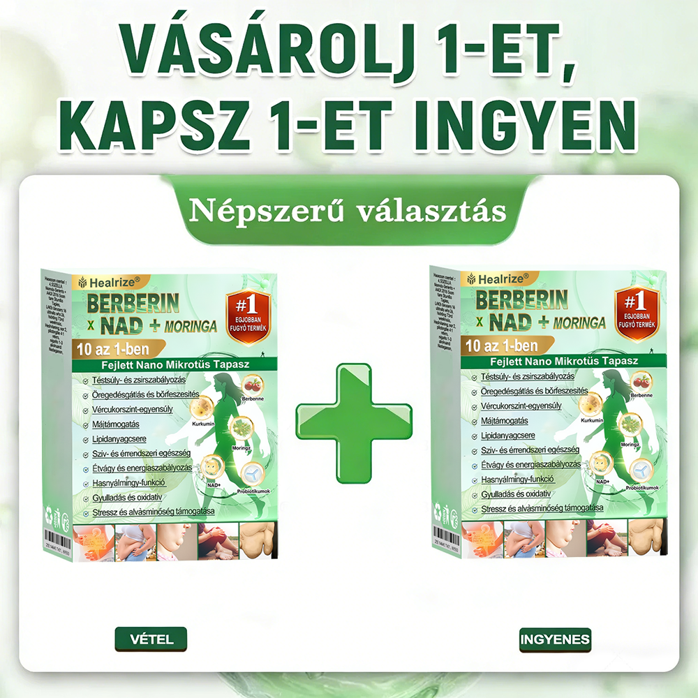 Healrize® 🌷 Nano mikrotűs karcsúsító tapasz (Napi egyetlen tapasz, látható változás 28 nap alatt) ✅ Elhízás, szív- és érrendszeri panaszok, cukorbetegség, alvási apnoe, emésztőrendszeri egészség, ízületi problémák és egyéb panaszok esetén.