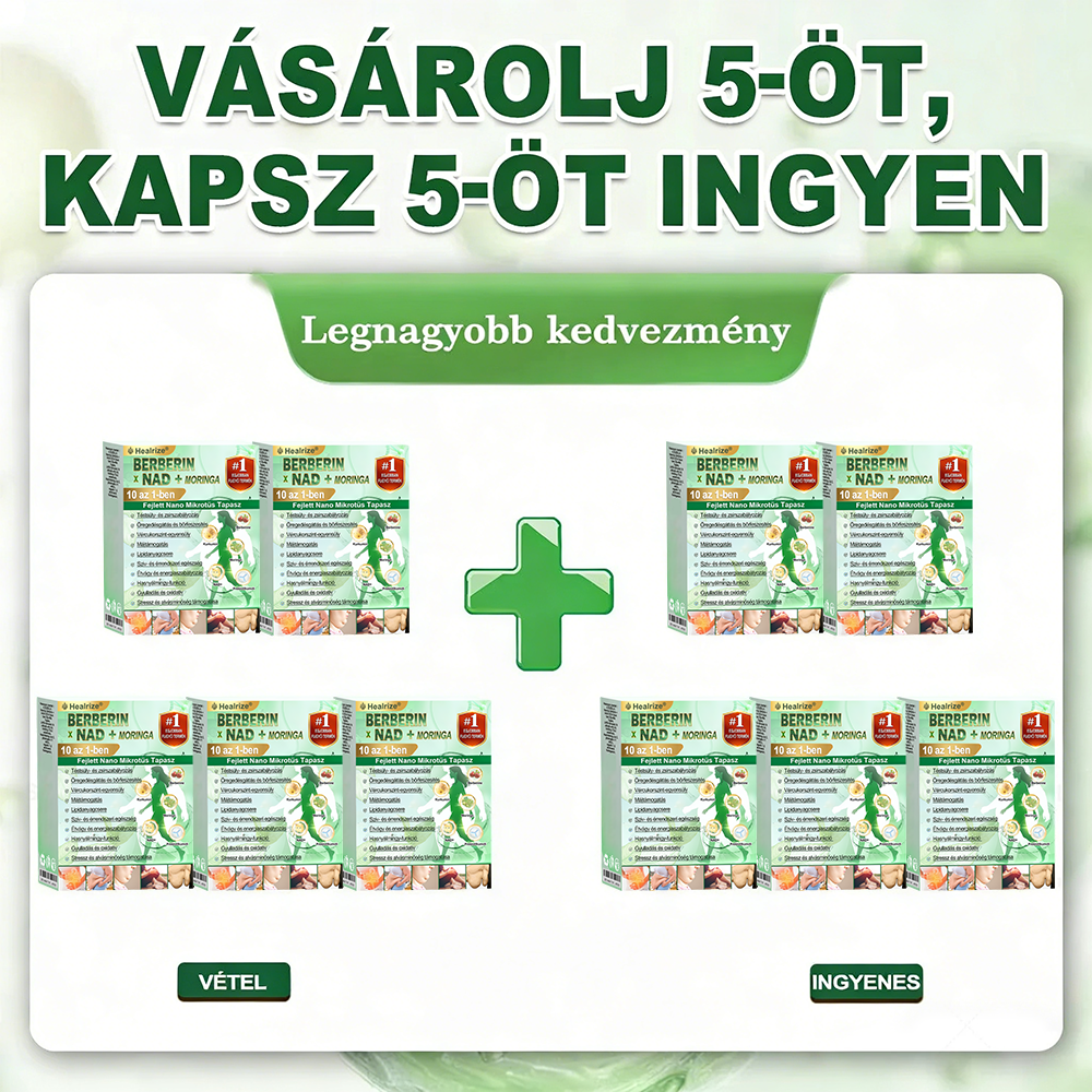 Healrize® 🌷 Nano mikrotűs karcsúsító tapasz (Napi egyetlen tapasz, látható változás 28 nap alatt) ✅ Elhízás, szív- és érrendszeri panaszok, cukorbetegség, alvási apnoe, emésztőrendszeri egészség, ízületi problémák és egyéb panaszok esetén.