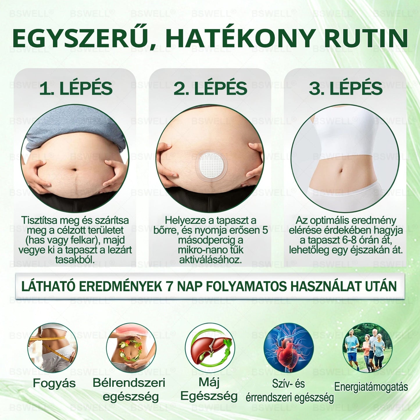 Healrize® 🌷 Nano mikrotűs karcsúsító tapasz (Napi egyetlen tapasz, látható változás 28 nap alatt) ✅ Elhízás, szív- és érrendszeri panaszok, cukorbetegség, alvási apnoe, emésztőrendszeri egészség, ízületi problémák és egyéb panaszok esetén.